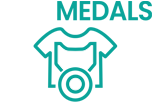 Tees Medals custom apparel logo